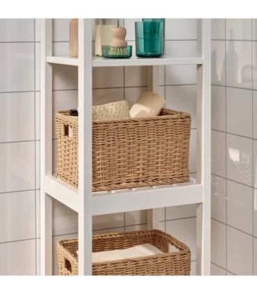 تصویر 2 از سبد حصیری دسته دار پلاستیکی با ظاهر شیک و جذاب